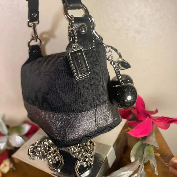 Coach Black Y2K Bucket Shoulder Bag